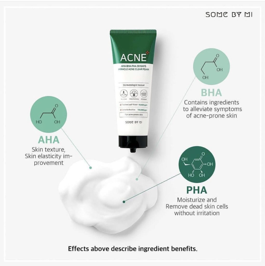AHA BHA PHA 30 DAYS MIRACLE ACNE CLEAR FOAM | K-Beauty Kenya