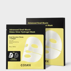 [COSRX] Advanced Snail Mucin Glass Glow Hydrogel Mask_3ea